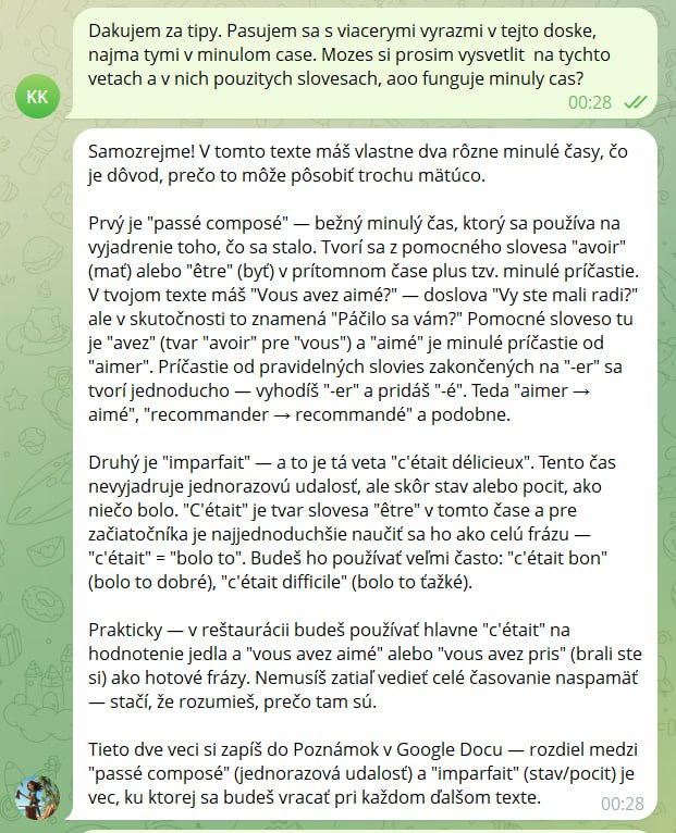 Vysvetlenie minulého času