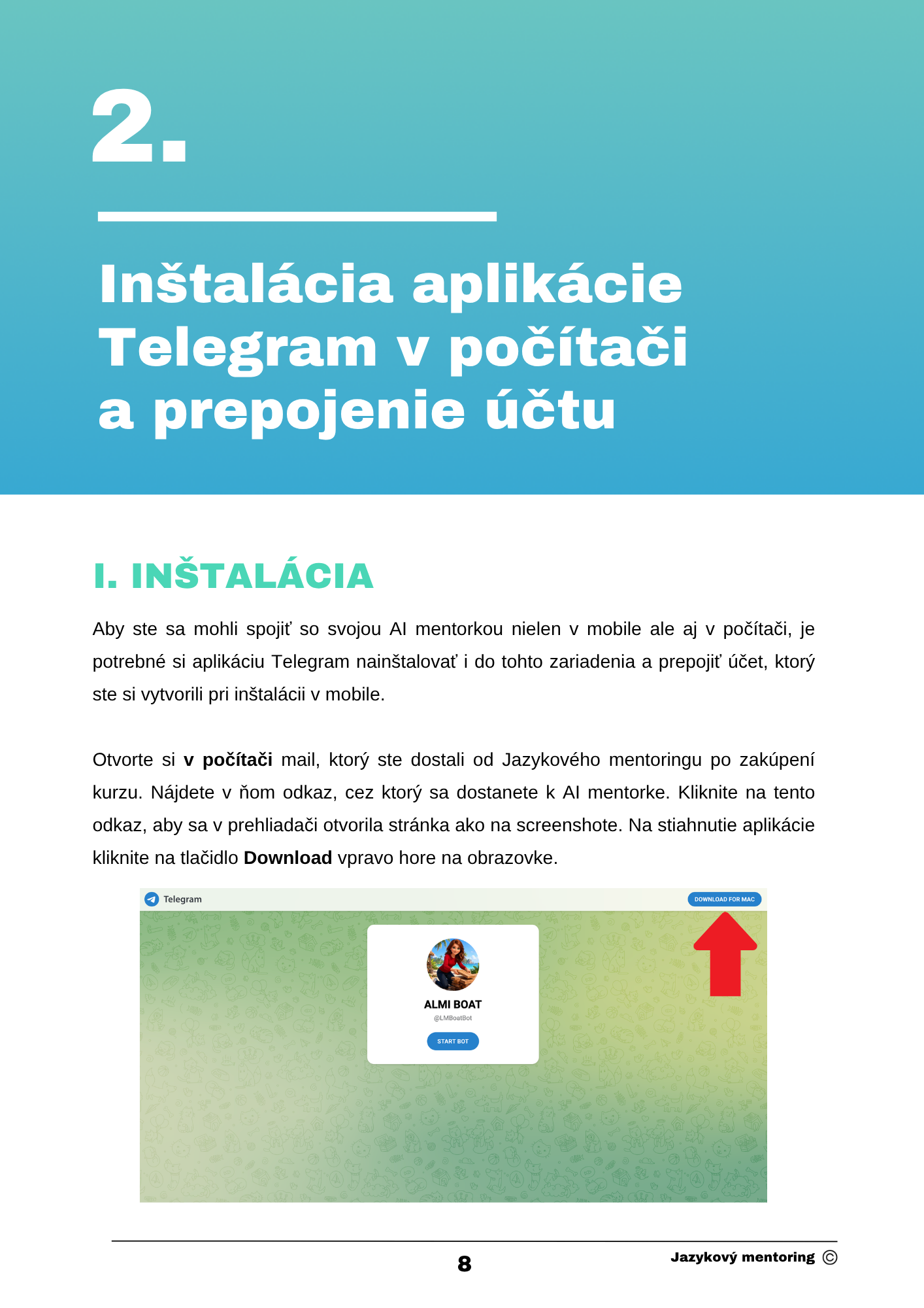 Stiahnutie Telegramu na počítač